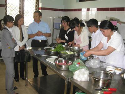 Thi cuối khóa các lớp nghề Du lịch