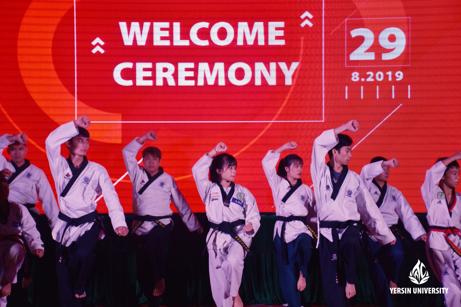 Welcome Ceremony, DH Yersin, Taekwondo