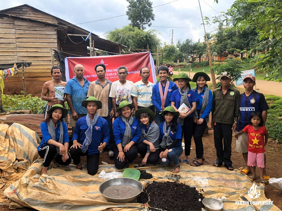 Tập huấn quy trình ủ vỏ cà phê thành phân hữu cơ