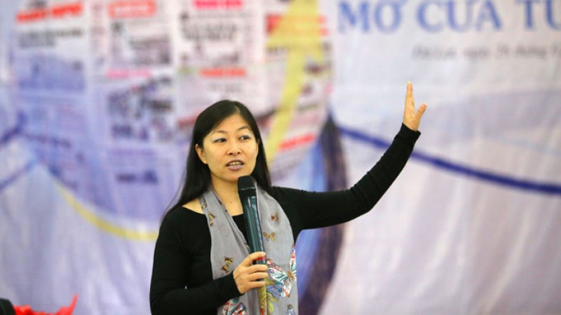 Talk show “Mở cửa tương lai” của diễn giả Nguyễn Phi Vân tại trường Đại học Yersin Đà Lạt