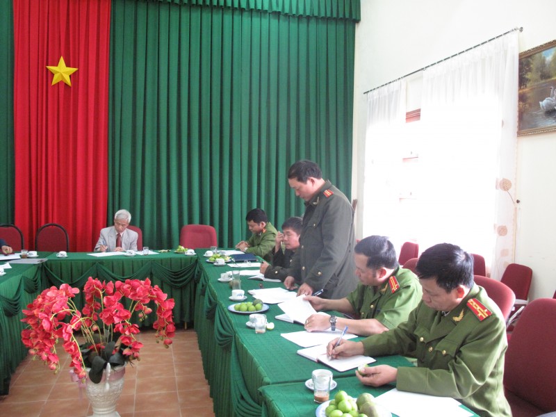 Trường Đại học Yersin Đà Lạt giao ban công tác an ninh trật tự quý II và triển khai công tác quý III/2015