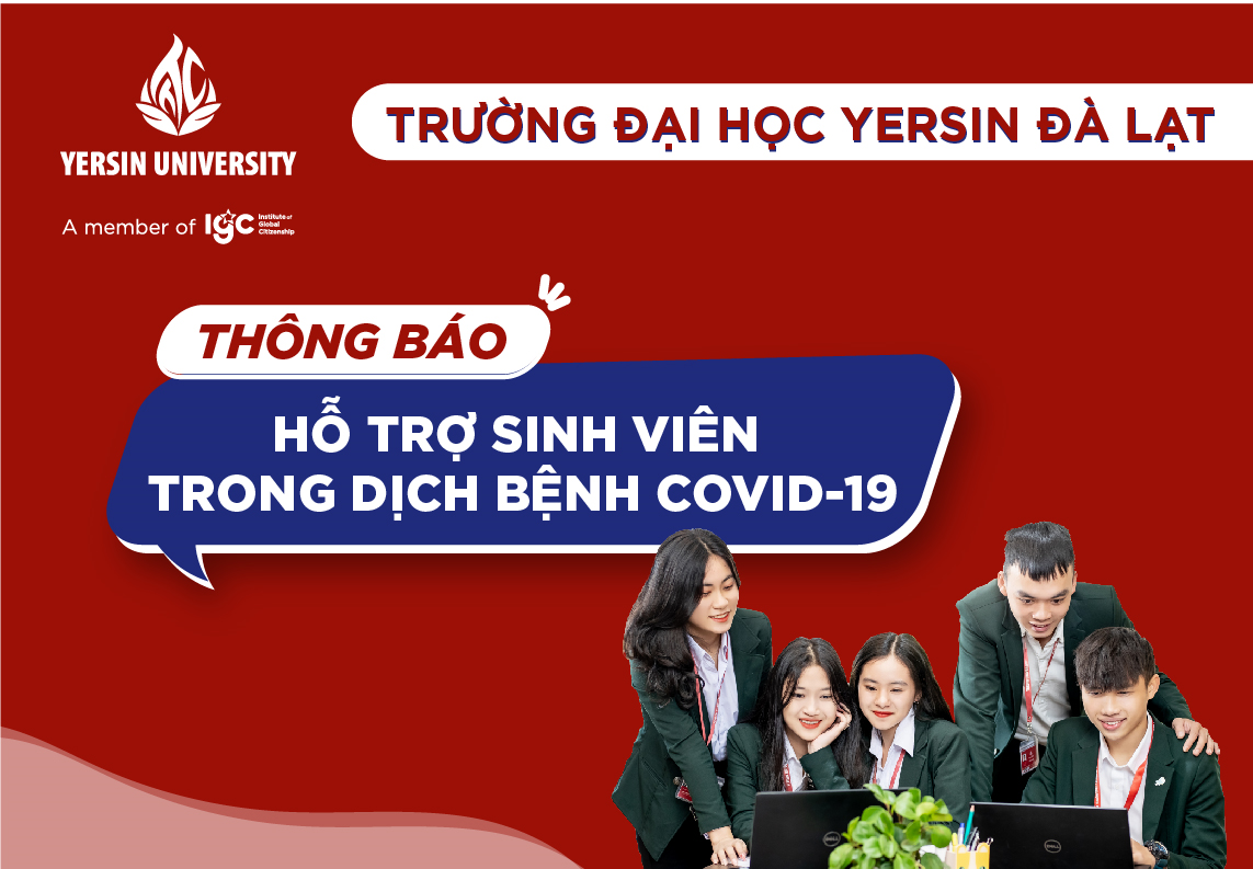 ĐH Yersin Đà Lạt hỗ trợ học phí cho SV do ảnh hưởng của Covid-19