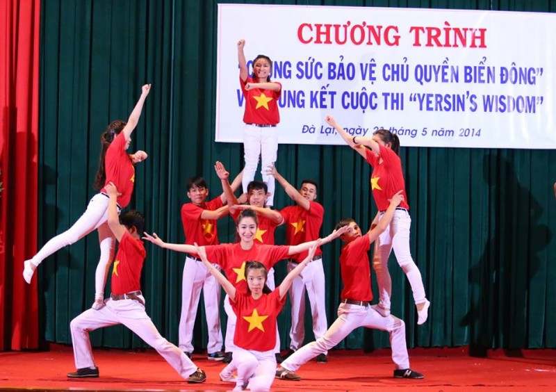 Sinh viên trường Đại học Yersin Đà Lạt chung sức bảo vệ chủ quyền biển Đông