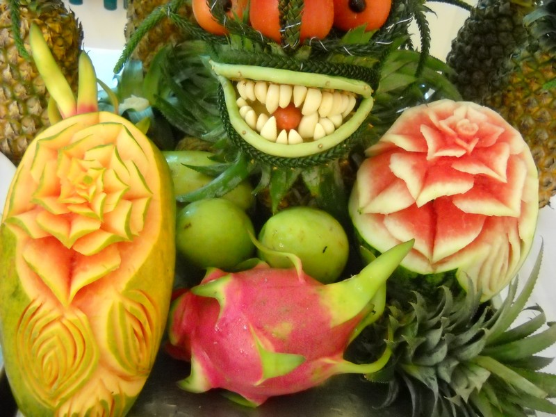 Hình ảnh thực hành tỉa sau – củ – quả