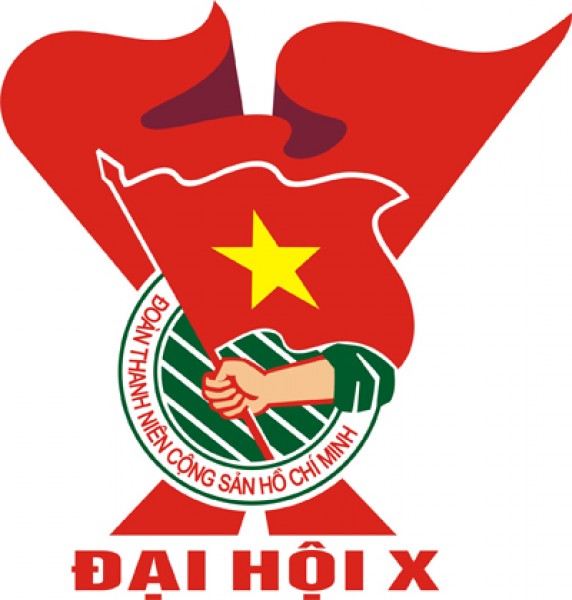 Biểu trưng Đại hội Đoàn TNCS Hồ Chí Minh toàn quốc lần thứ X