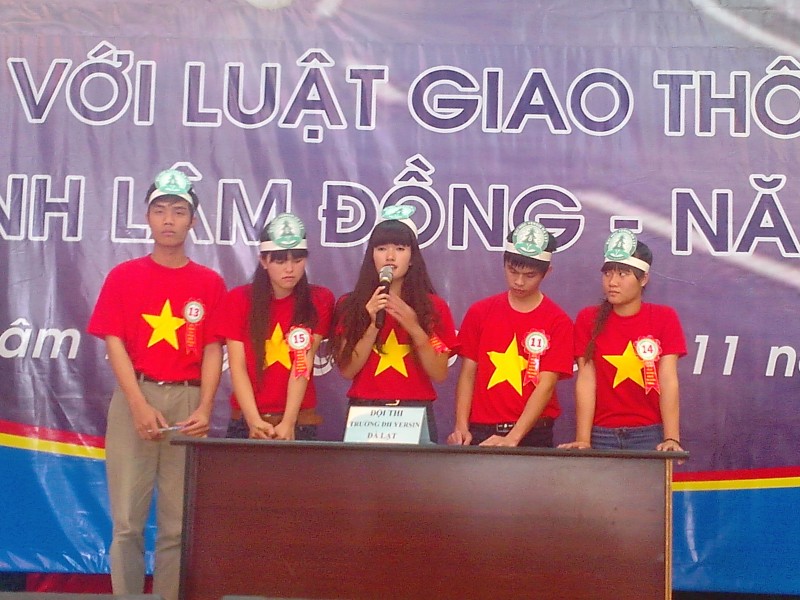 Trường Đại học Yersin Đà Lạt đoạt giải Nhất hội thi “Sinh viên với Luật giao thông đường bộ” tỉnh Lâm Đồng năm 2013