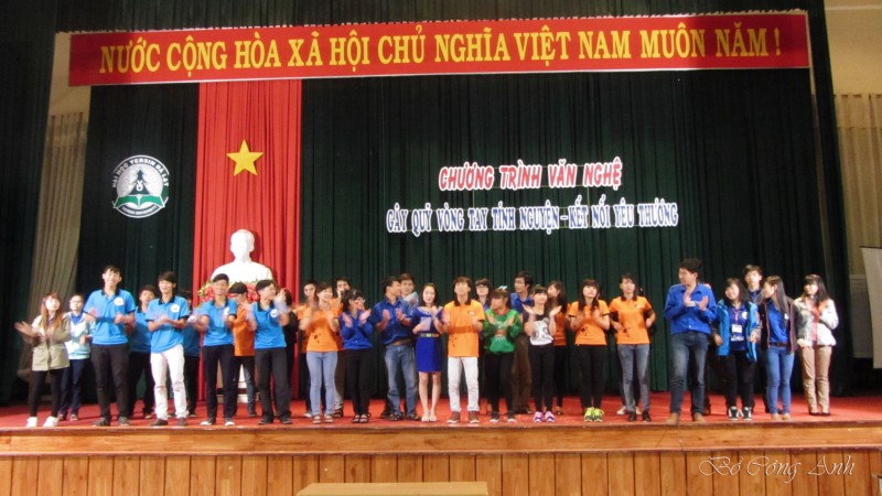 CLB Sinh viên tình nguyện tổ chức chương trình văn nghệ gây quỹ từ thiện