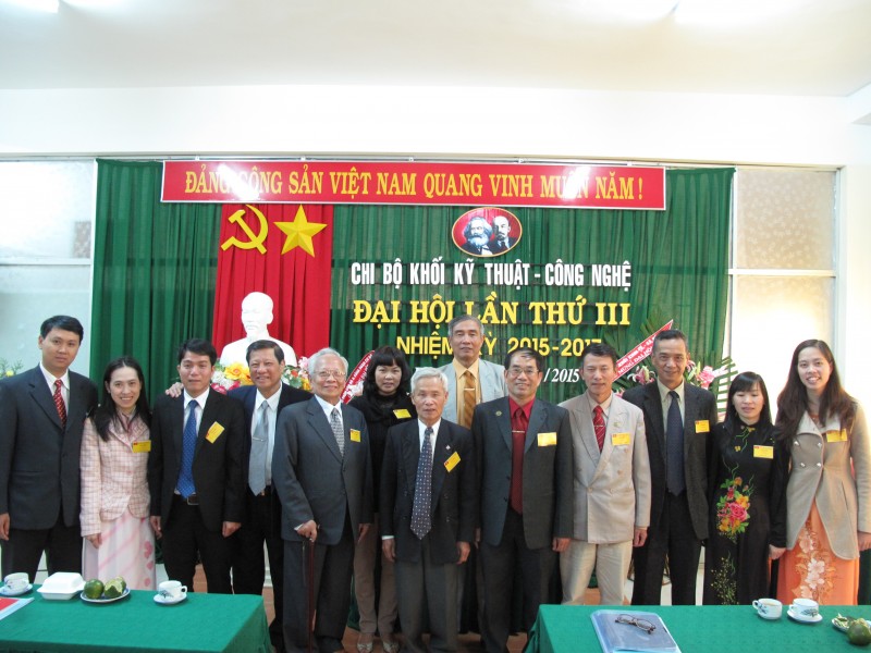 Đại hội chi bộ khối Kỹ thuật – Công nghệ lần thứ III, nhiệm kỳ 2015 – 2017