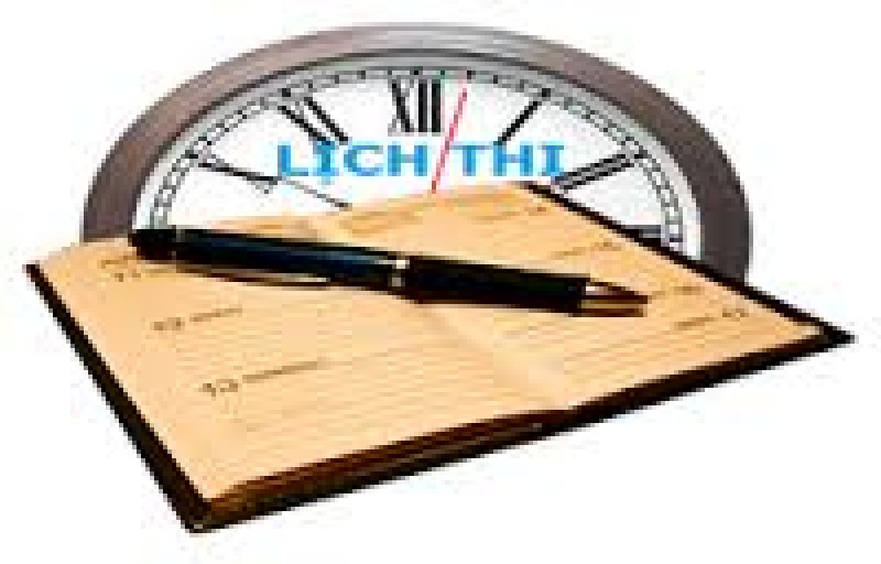 Lịch thi học kỳ I đợt 2 (từ ngày 2/12/2013 đến 16/12/2013)