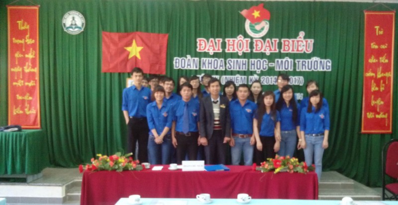 Đoàn khoa Sinh học – Môi trường tổ chức Đại hội nhiệm kỳ 2014 – 2017