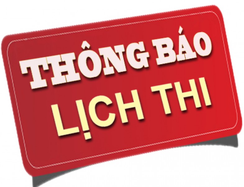 Lịch thi đợt 1 ( lần 1), học kỳ 2, năm học 2014 – 2015
