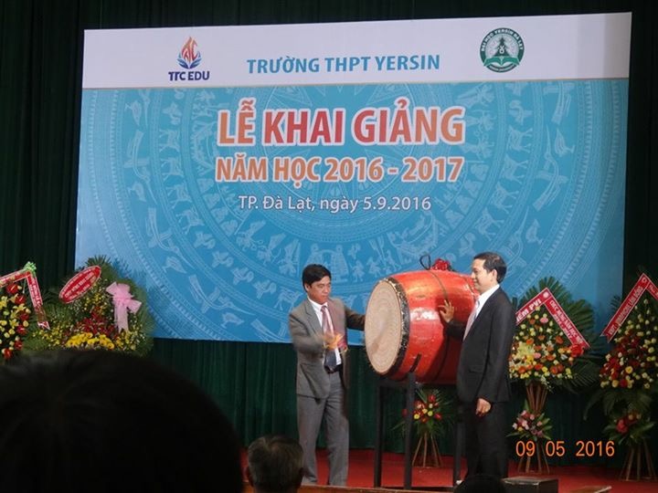 Trường THPT Yersin khai giảng năm học mới