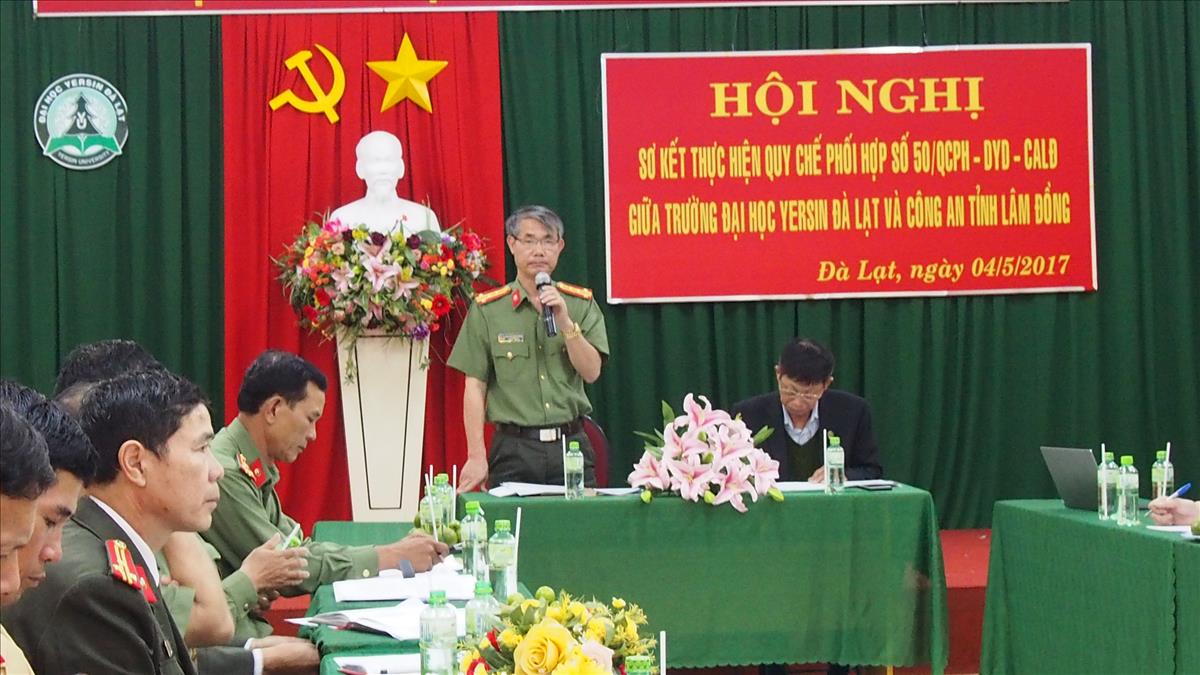 Hội nghị sơ kết Quy chế phối hợp về đảm bảo an ninh trật tự trường học