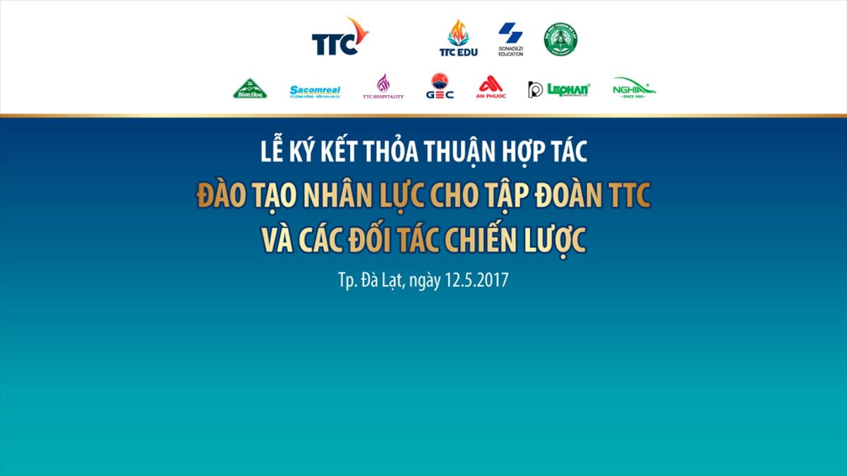 Lễ ký kết thỏa thuận hợp tác đào tạo nhân lực cho Tập đoàn Thành Thành Công