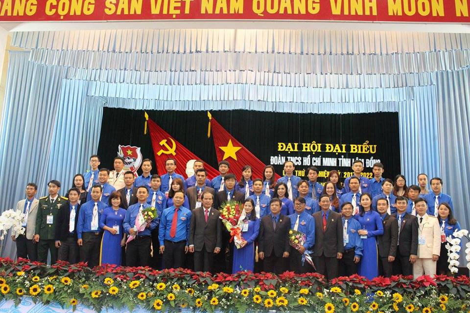 Đoàn đại biểu trường Đại học Yersin Đà Lạt dự Đại hội Đoàn TNCS HCM tỉnh Lâm Đồng lần thứ X nhiệm kỳ 2017 – 2022