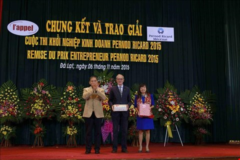 Trao 290 triệu đồng trong Chung kết cuộc thi Khởi nghiệp kinh doanh năm 2015