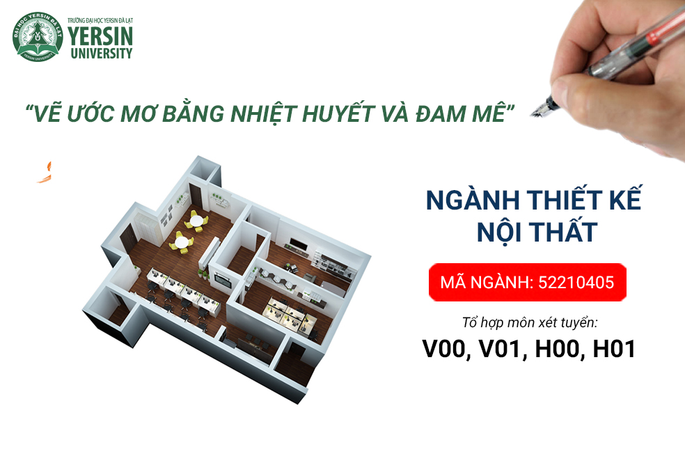 Thiết kế nội thất – Ngành dành cho người trẻ đam mê sáng tạo