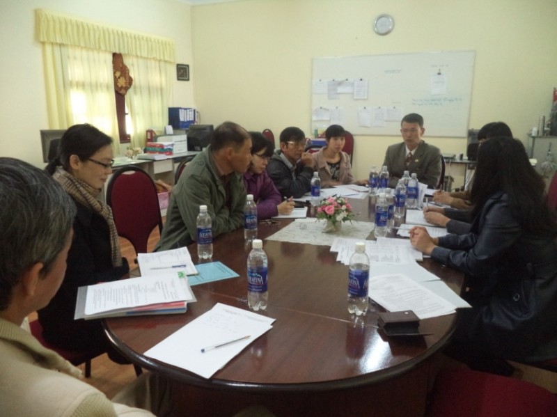 Thanh tra Trường làm việc với khoa Ngoại Ngữ