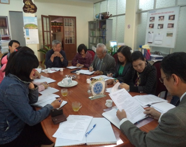 Thanh tra Trường làm việc với khoa Sinh học – Môi trường