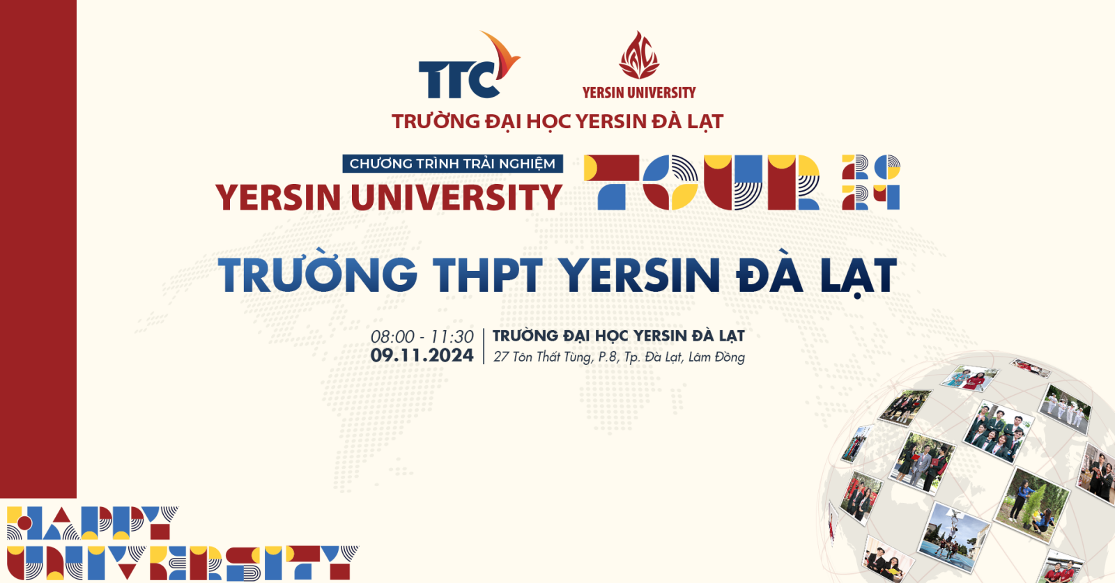 Chương trình trải nghiệm Yersin University Tour – THPT Yersin Đà Lạt