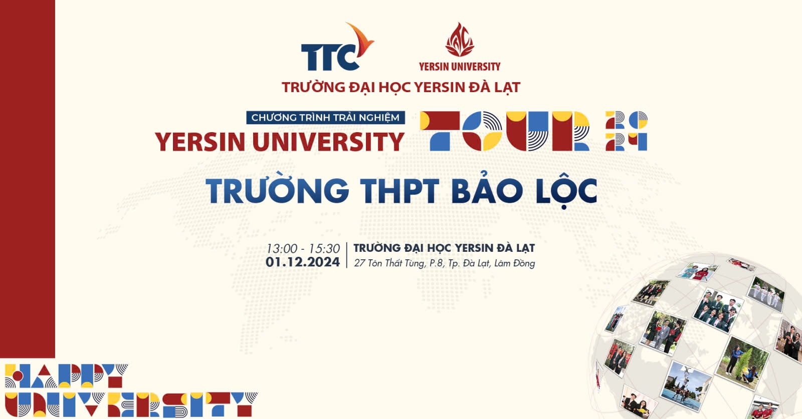 Chương trình trải nghiệm Yersin University Tour – THPT Bảo Lộc