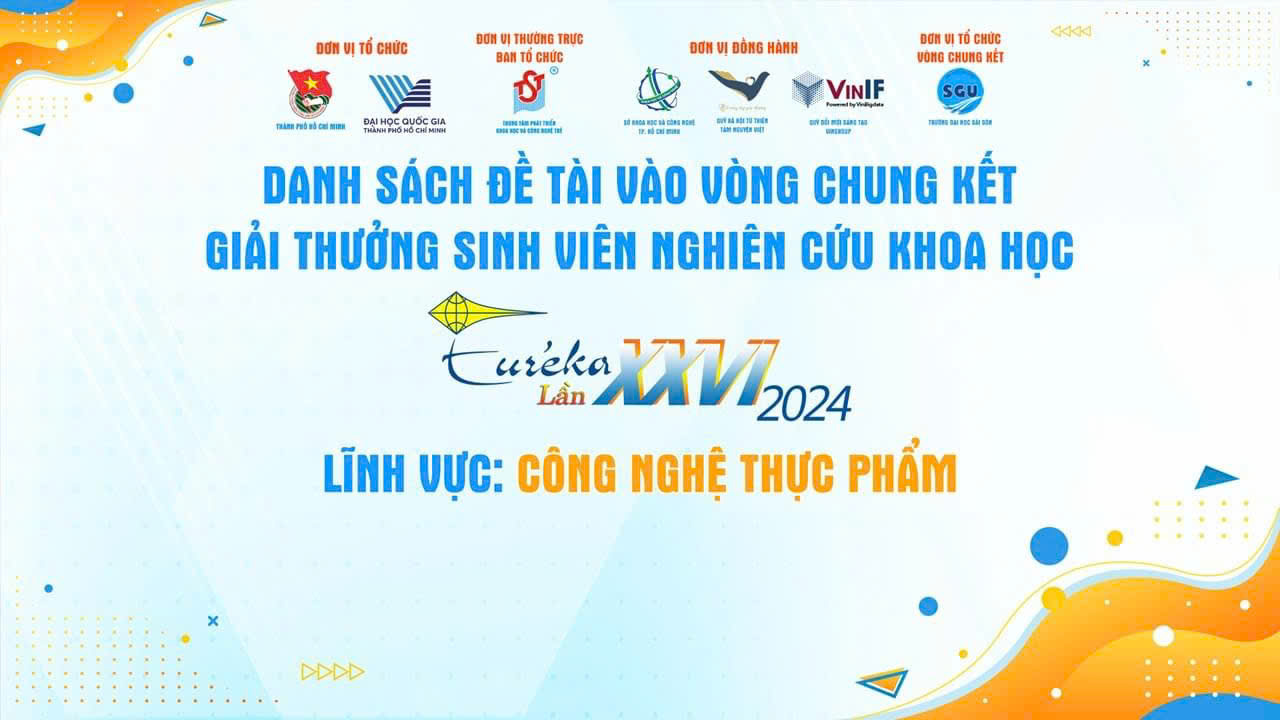 Đề tài của sinh viên YersinUni xuất sắc vào Chung kết Giải thưởng Sinh viên nghiên cứu khoa học – Euréka 2024