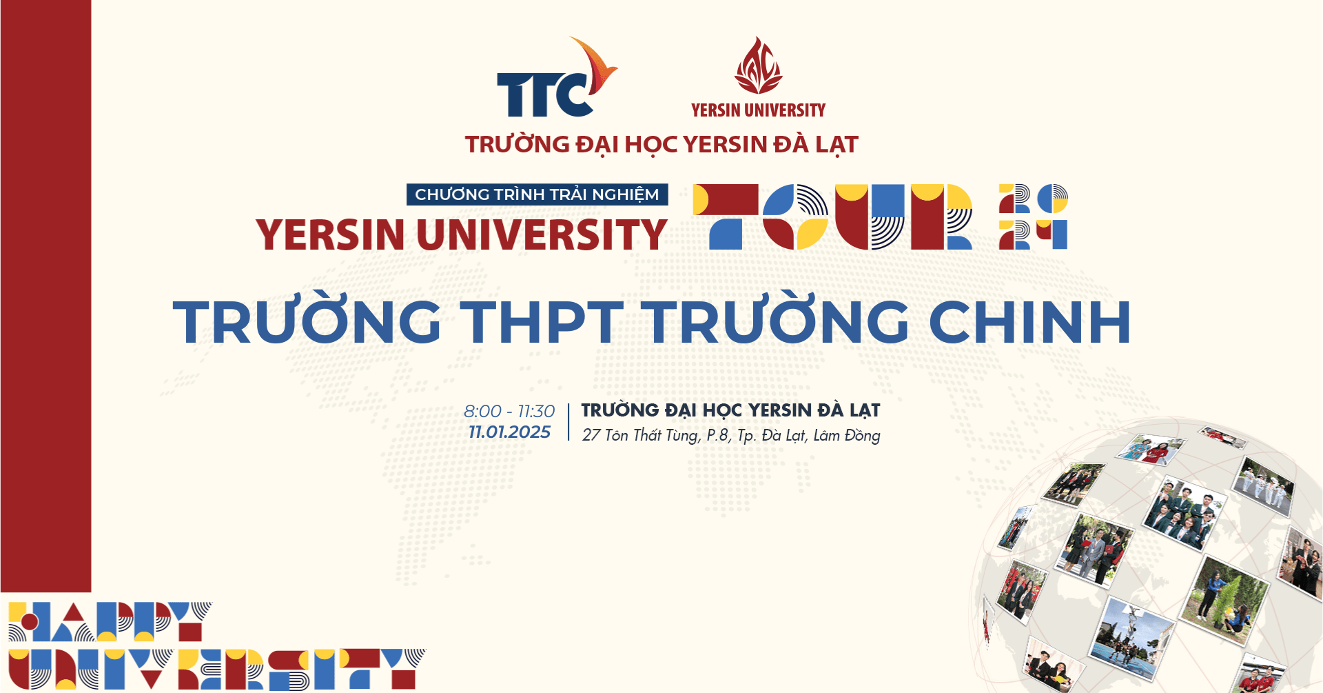 Chương trình trải nghiệm Yersin University Tour – THPT Trường Chinh