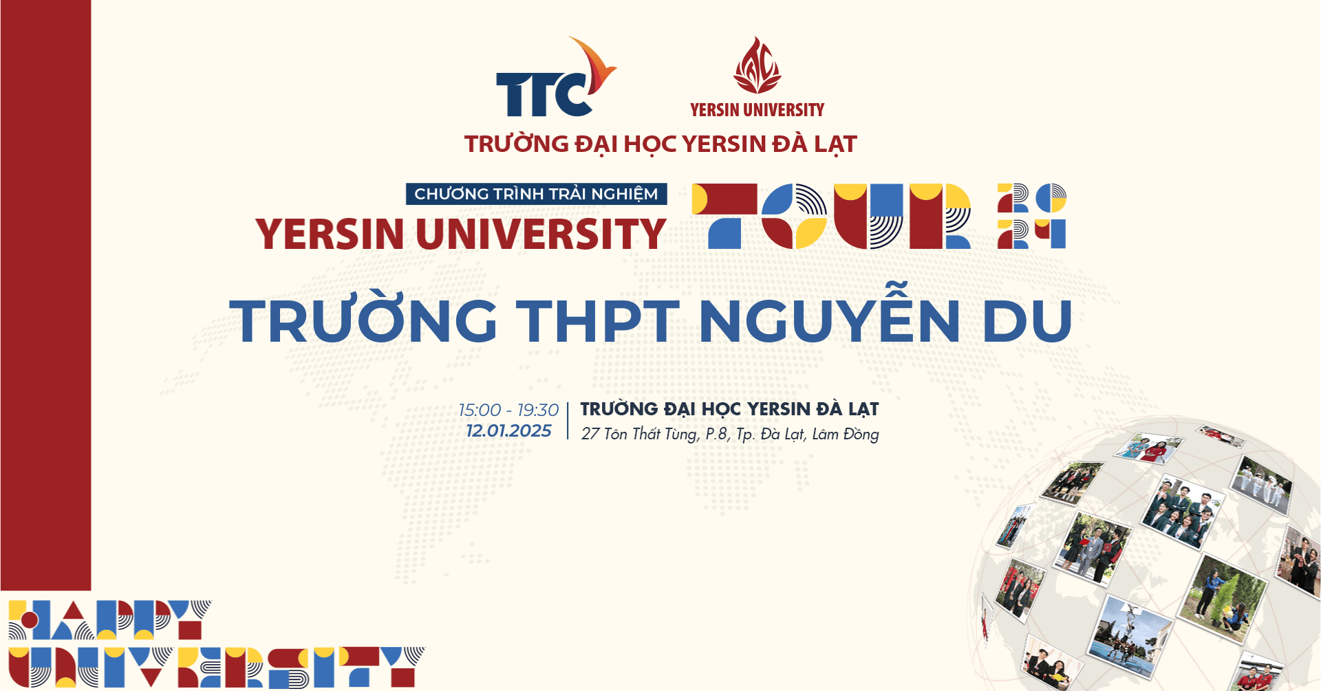 Chương trình trải nghiệm Yersin University Tour – THPT Nguyễn Du