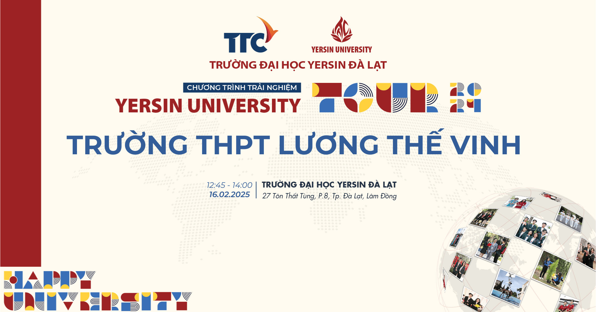 Chương trình trải nghiệm Yersin University Tour – THPT Lương Thế Vinh