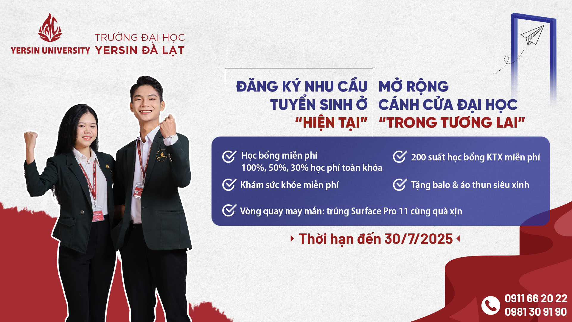 Đăng ký nhu cầu tuyển sinh để mở rộng cánh cửa vào đại học