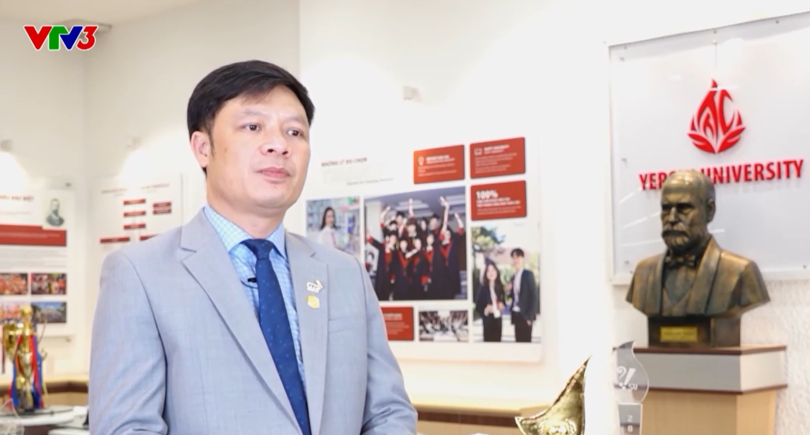 VTV3 đưa tin về Trường Đại học Yersin Đà Lạt