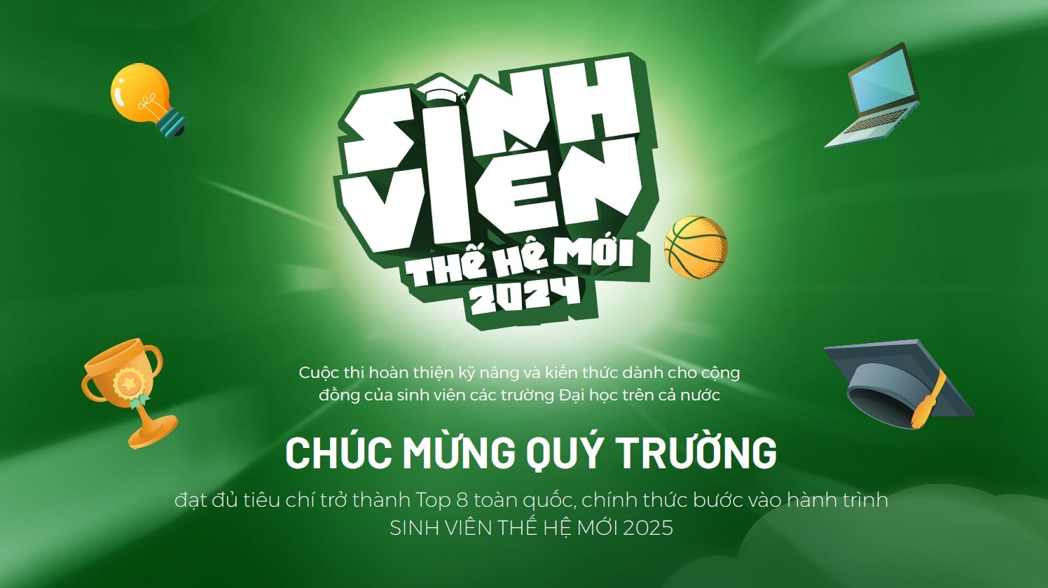 Sinh viên YersinUni lọt Top 8 “Sinh viên thế hệ mới” toàn quốc