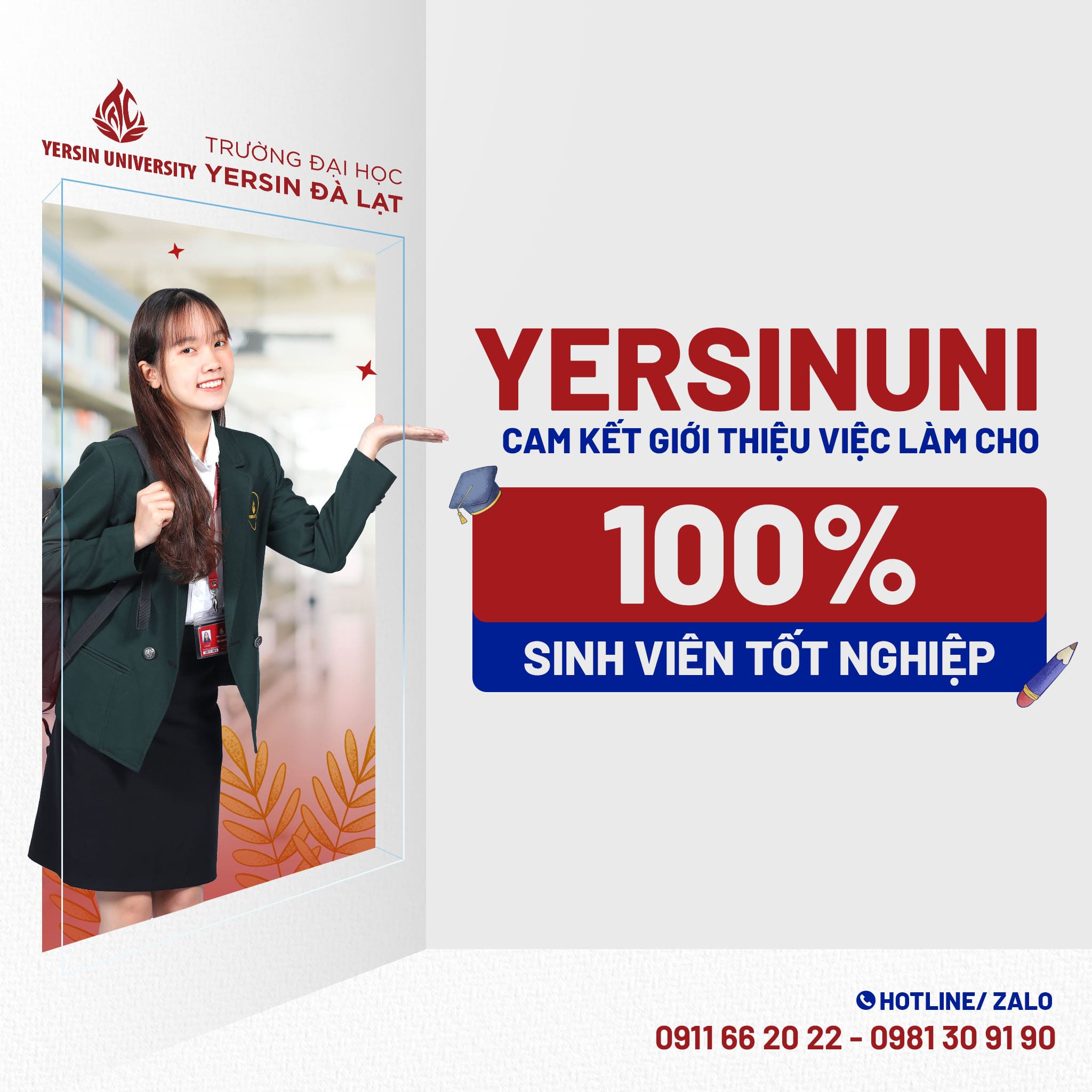 #Hot: YersinUni cam kết giới thiệu việc làm cho 100% sinh viên tốt nghiệp