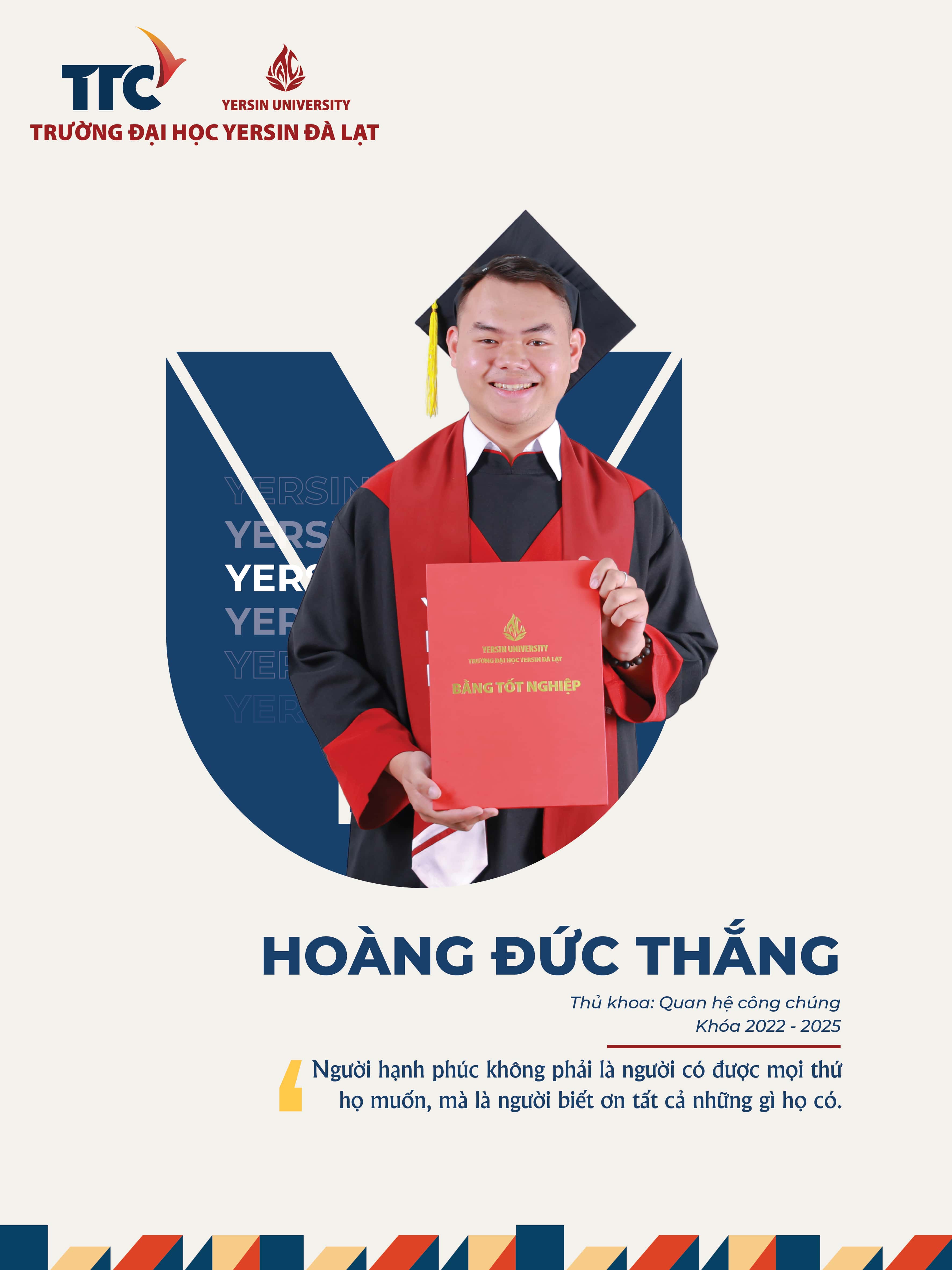 Tự hào những tân Thủ khoa năm 2025 của YersinUni