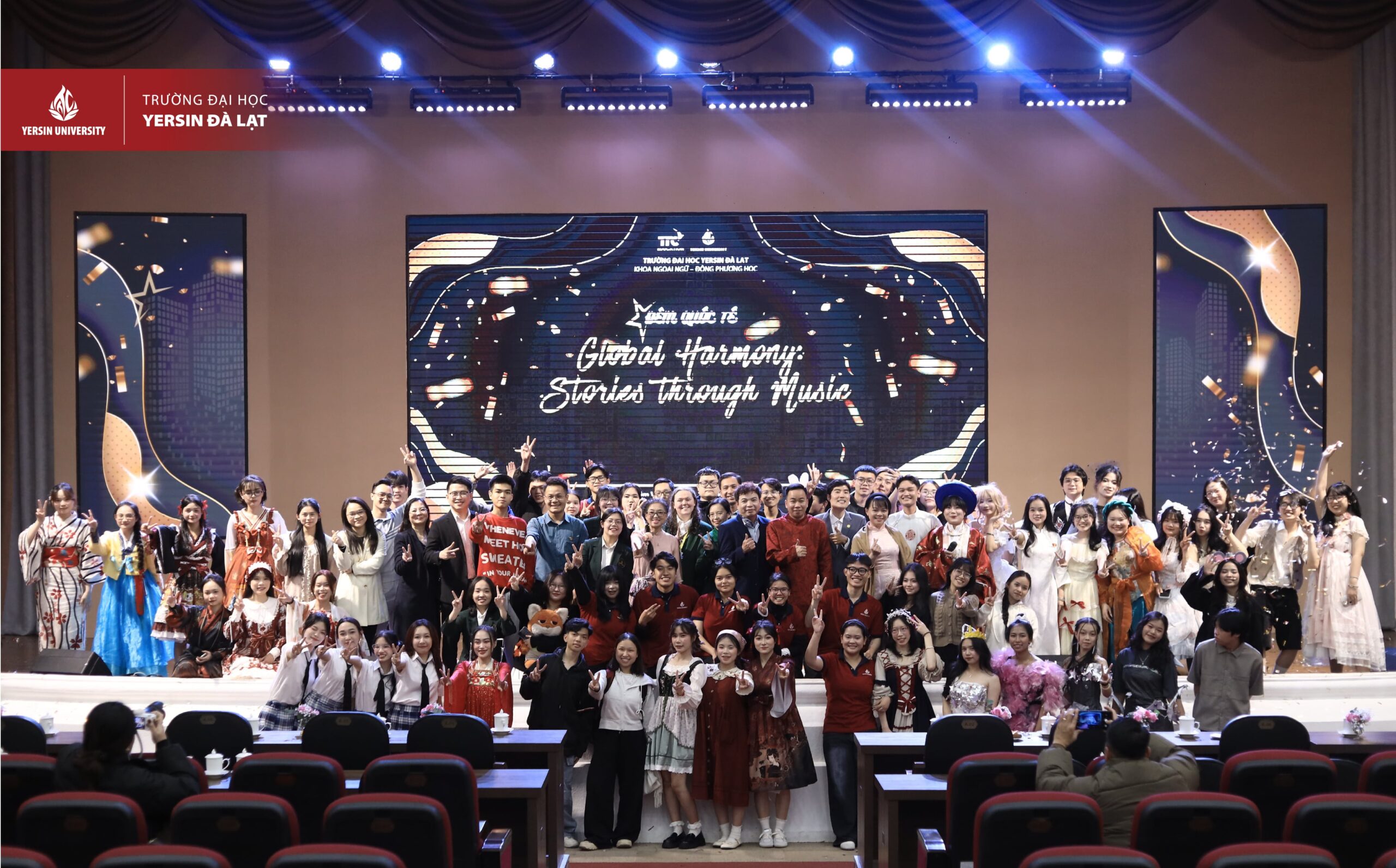 Đêm Quốc tế rực rỡ tại YersinUni năm học 2025 – 2026