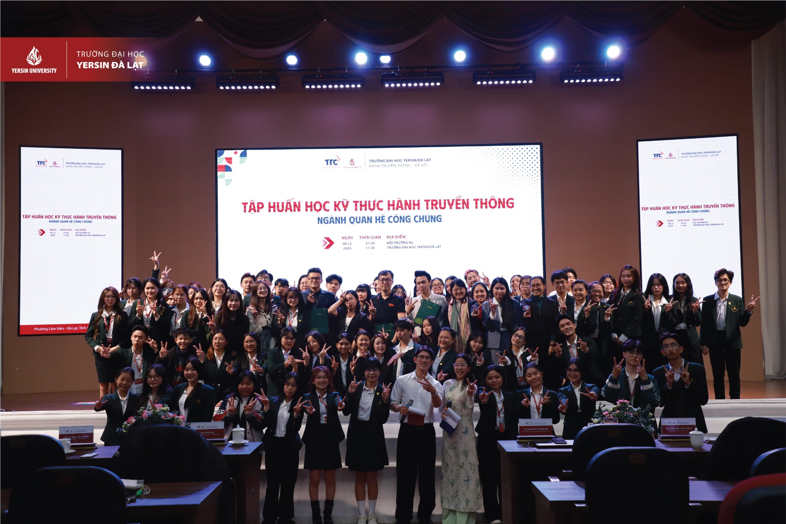 Sinh viên PR chuẩn bị cho “Học kỳ thực hành truyền thông” 2025