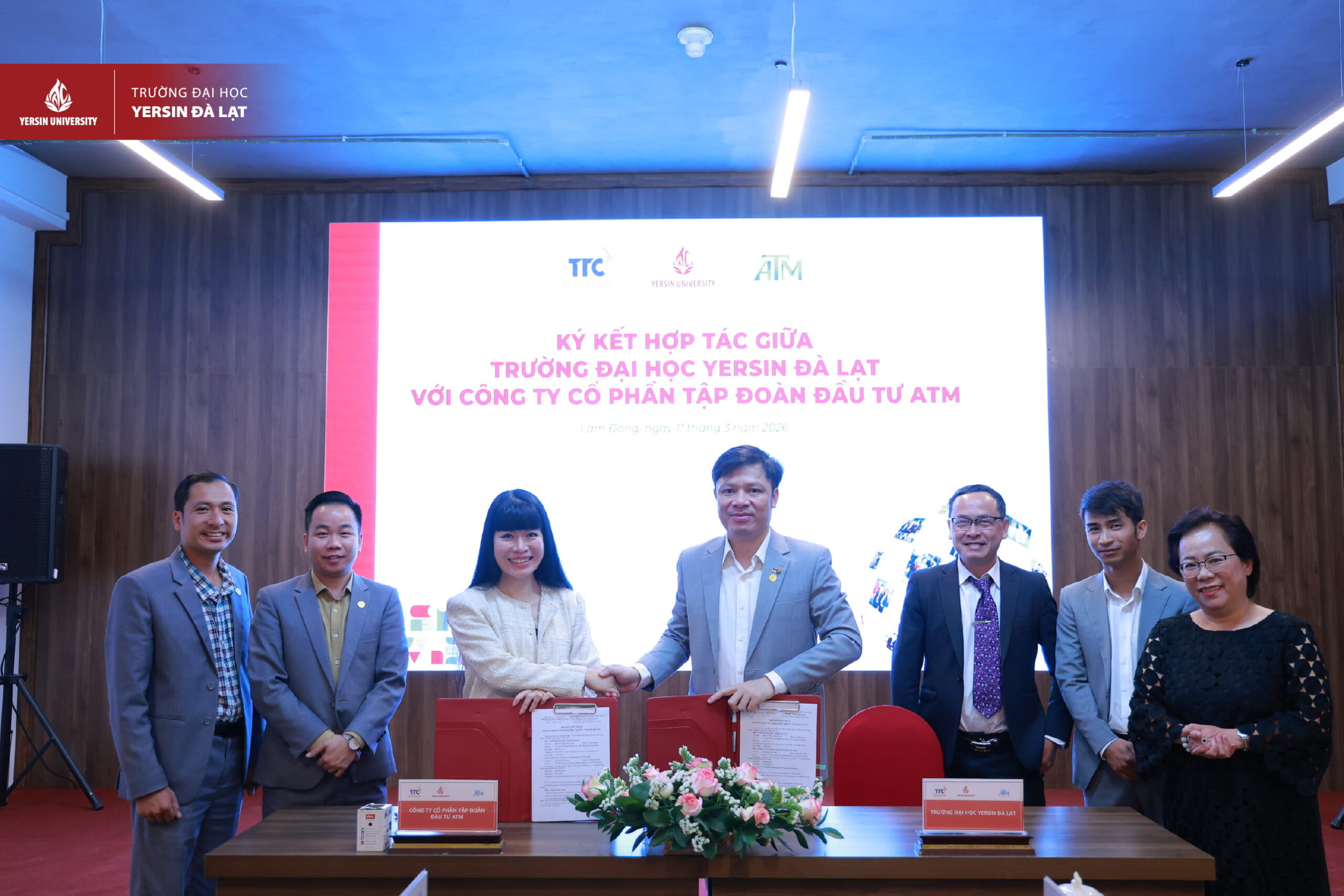 YersinUni ký kết hợp tác với Công ty CP Tập đoàn Đầu tư ATM Đà Lạt