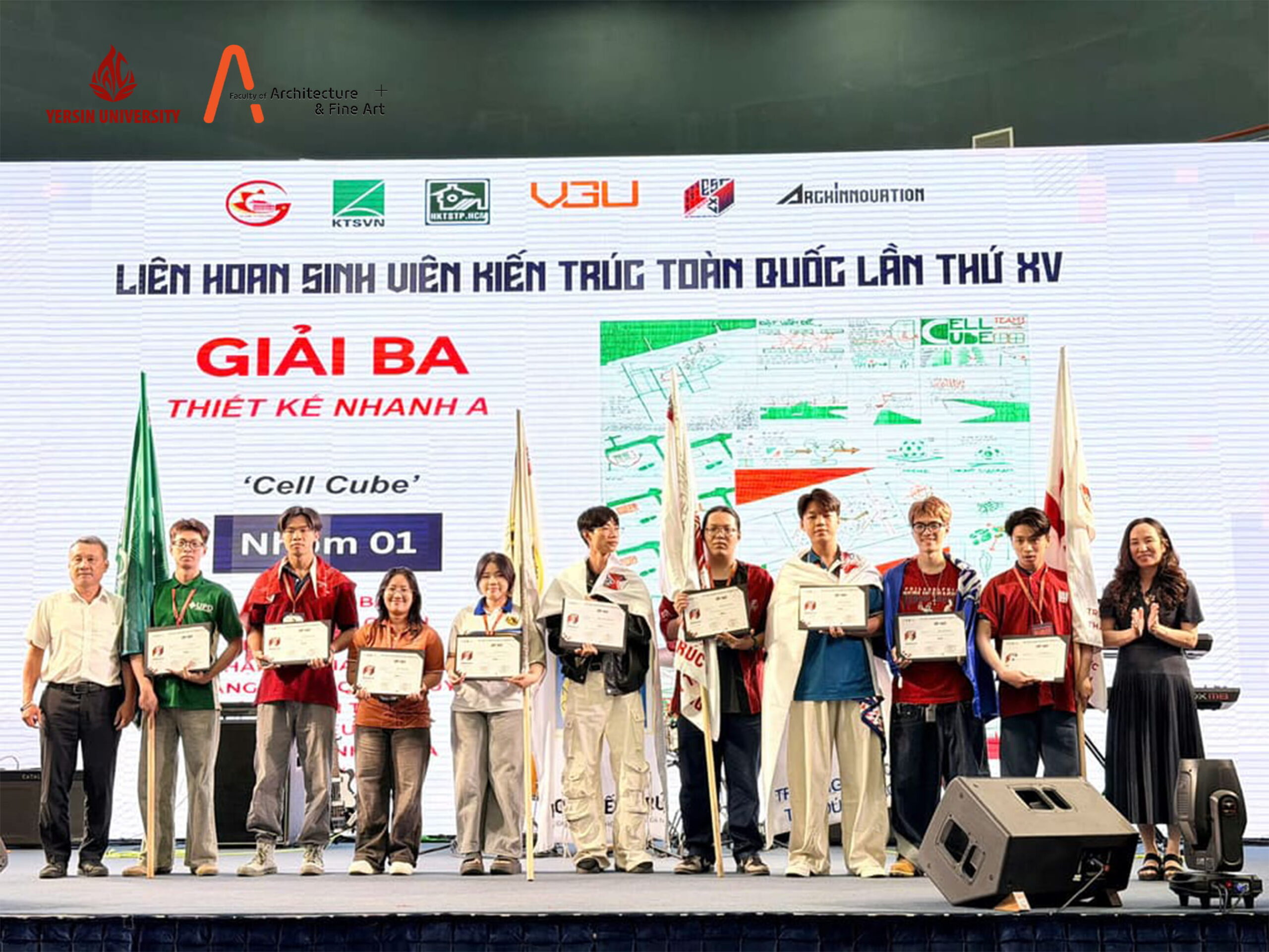 Đội thi YersinUni xuất sắc đạt 03 giải Ba tại Fes.XV.2026