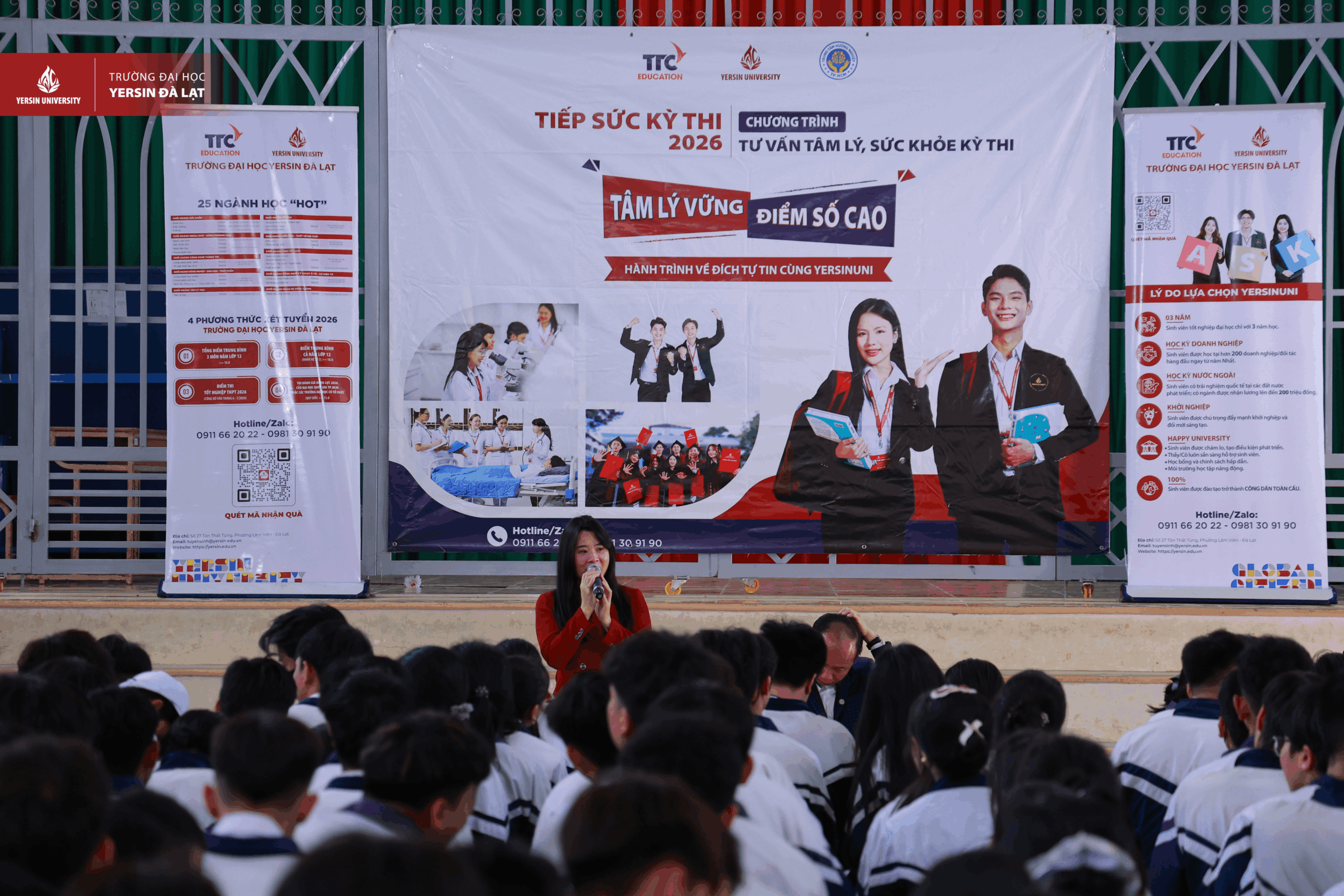 Tiếp nối hành trình “Tâm lý vững – Điểm số cao” với 2k8 tỉnh Lâm Đồng