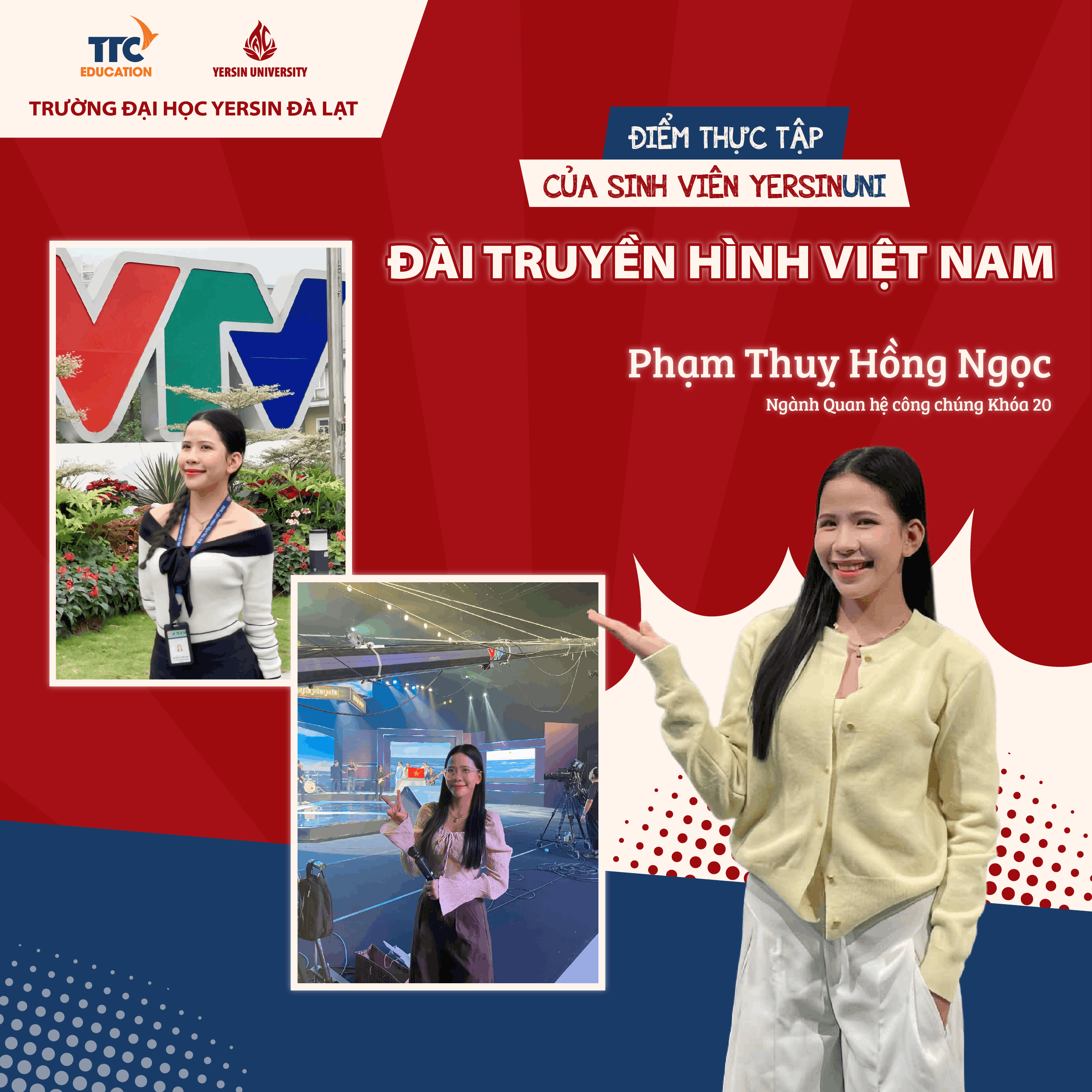 Flex các địa điểm thực tập của Yersiners Khóa 20