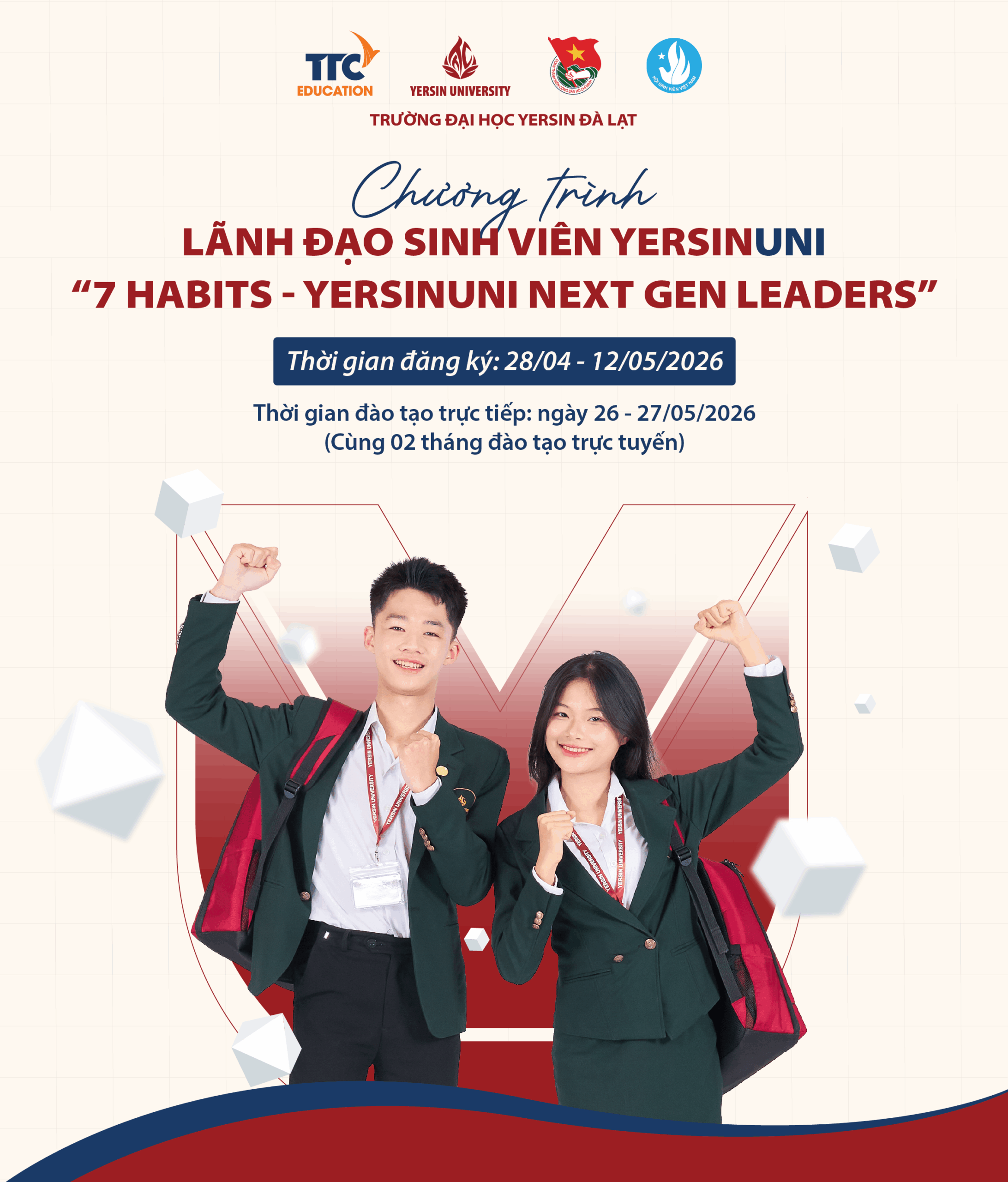 Cơ hội cho 50 Yersiners được phát triển năng lực lãnh đạo toàn diện
