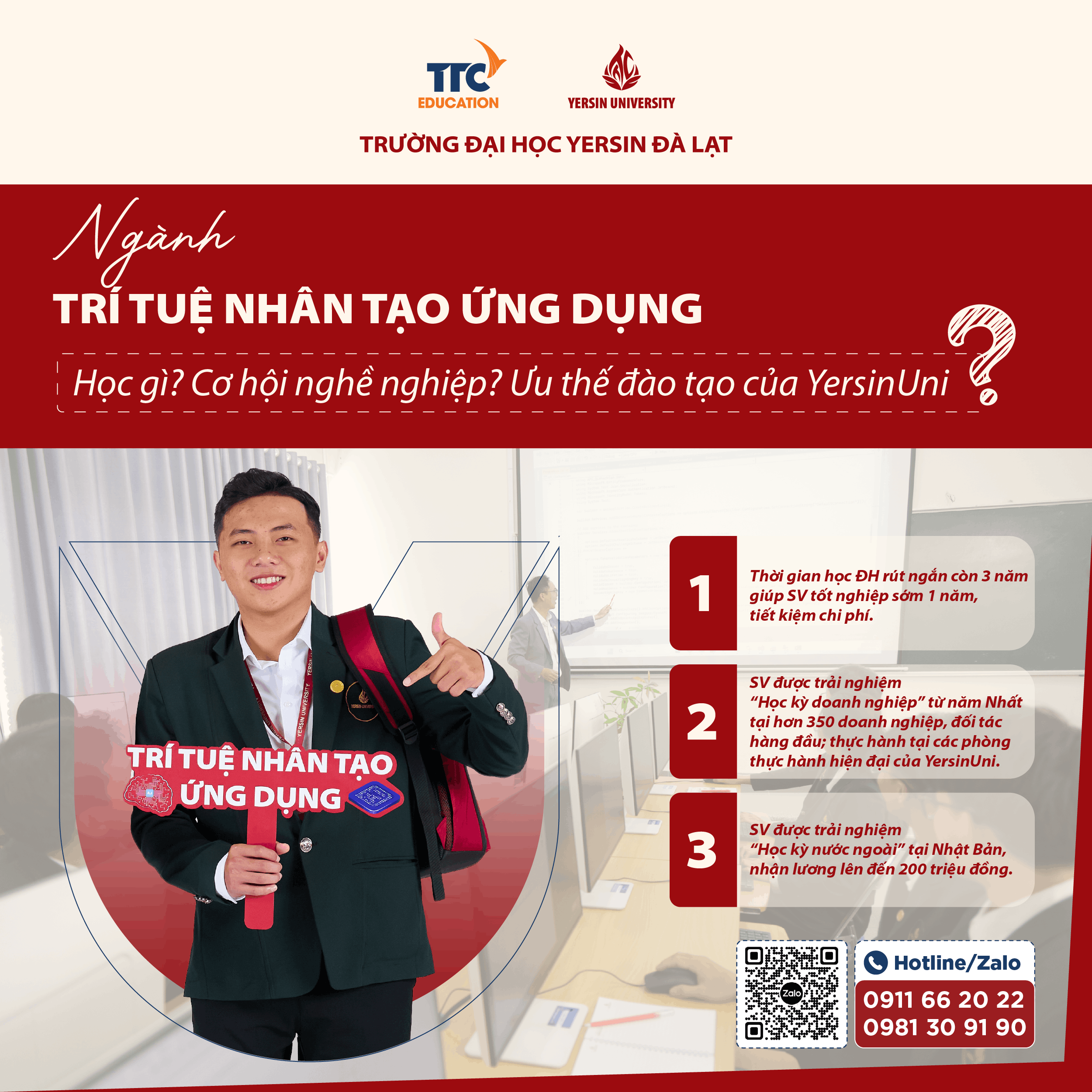 Trí tuệ nhân tạo học gì? Cơ hội nghề nghiệp? Ưu thế đào tạo của YersinUni?