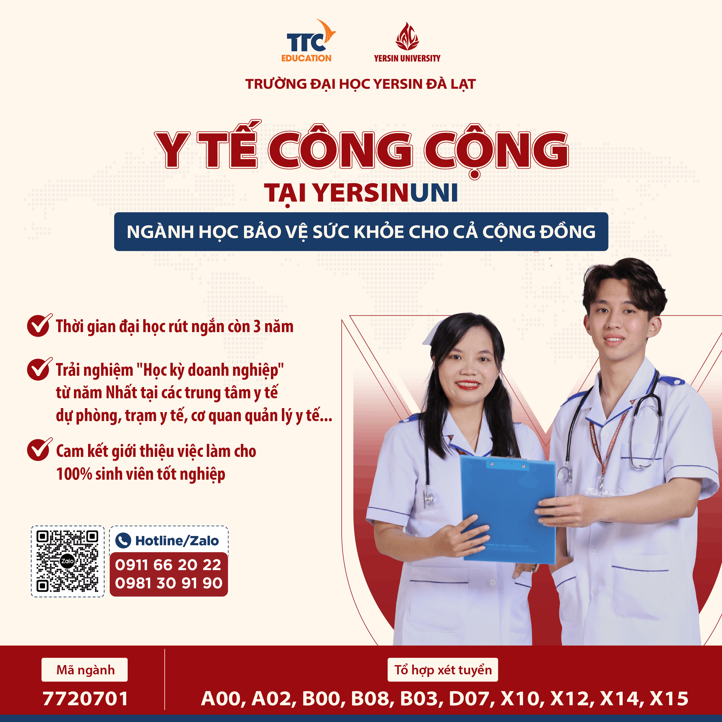 Y tế công cộng tại YersinUni – Ngành học bảo vệ sức khỏe cho cả cộng đồng