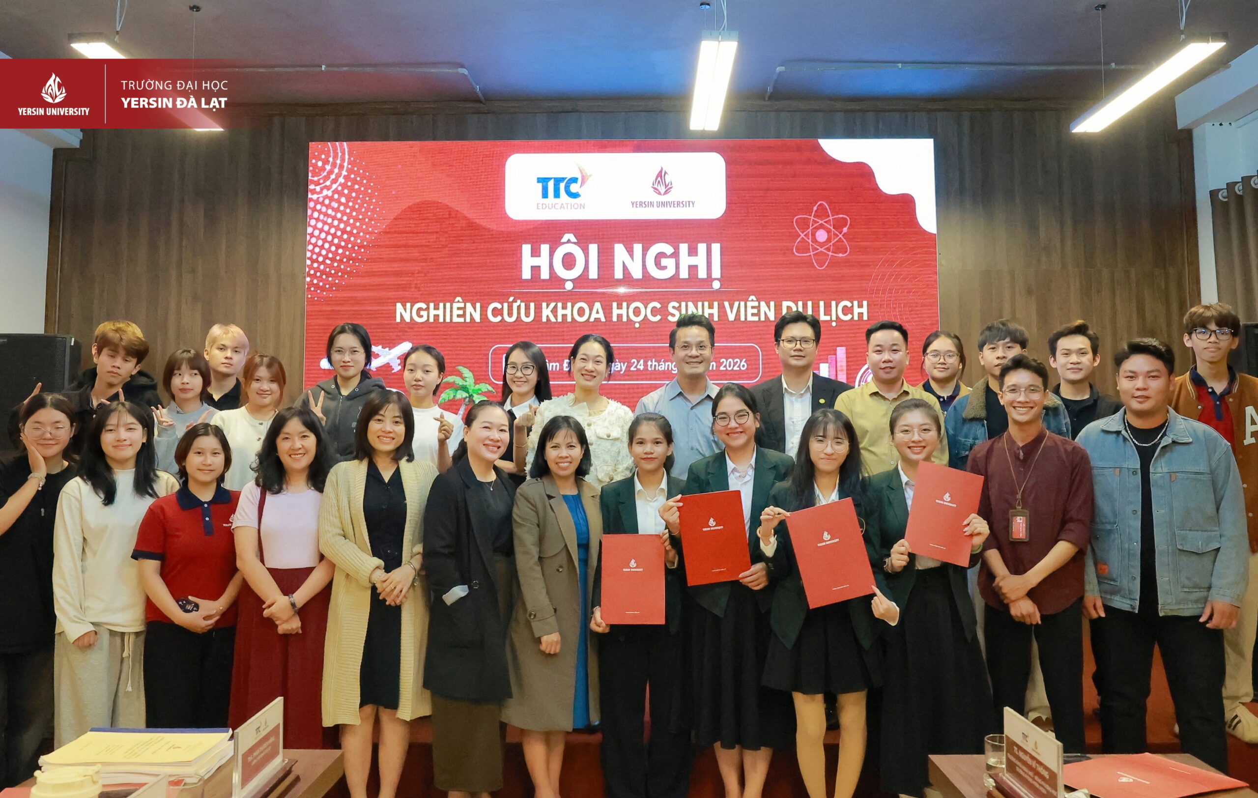 Yersiners Khoa Du lịch được tham gia Hội nghị Nghiên cứu khoa học năm 2026