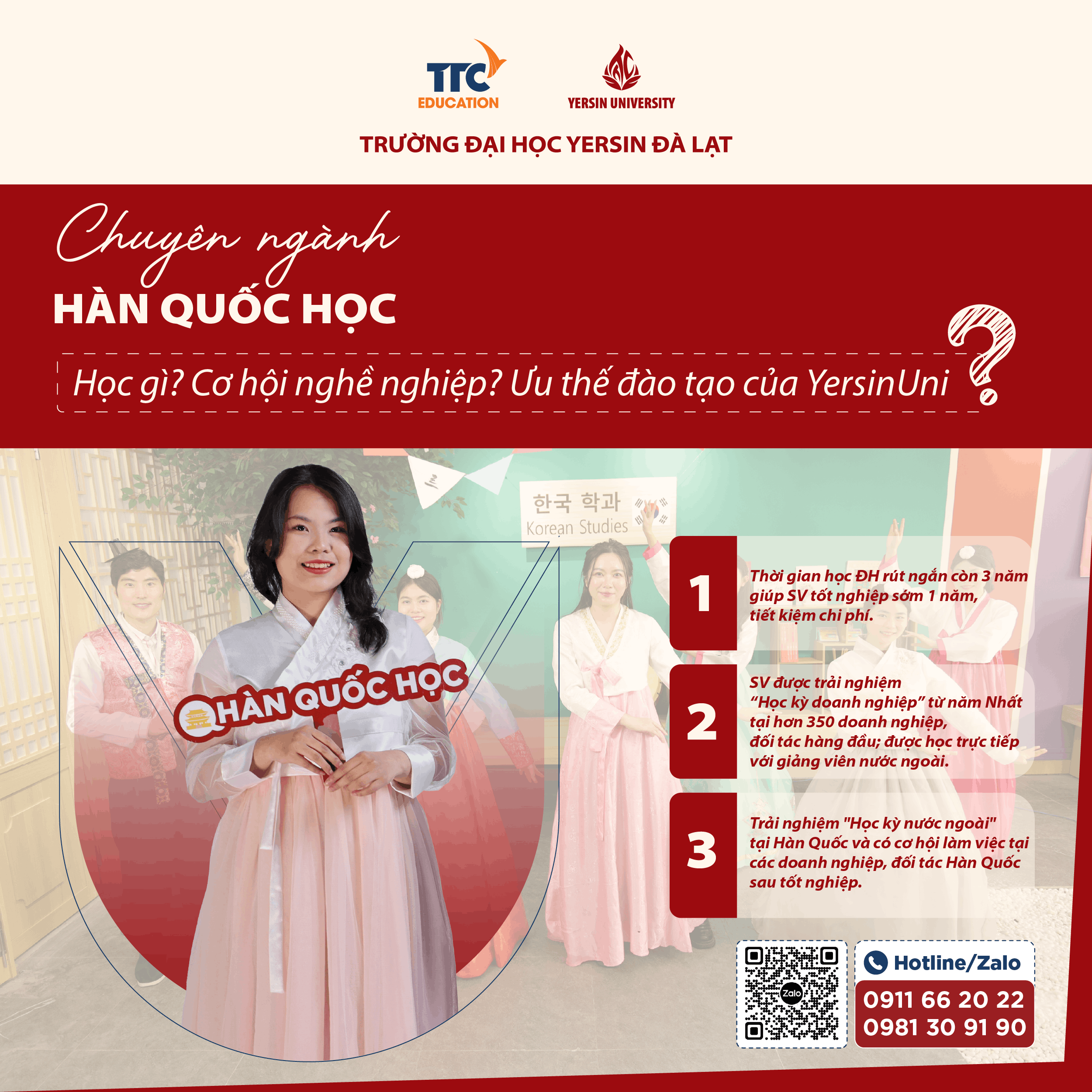 Hàn Quốc học học gì? Cơ hội nghề nghiệp? Ưu thế đào tạo của YersinUni?