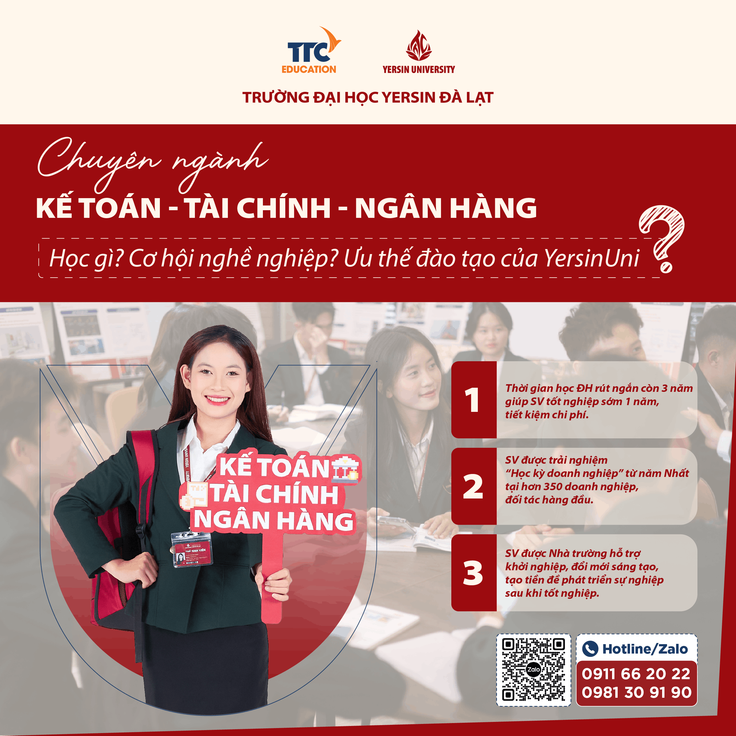 Kế toán-Tài chính-Ngân hàng học gì? Cơ hội nghề nghiệp? Ưu thế của YersinUni?
