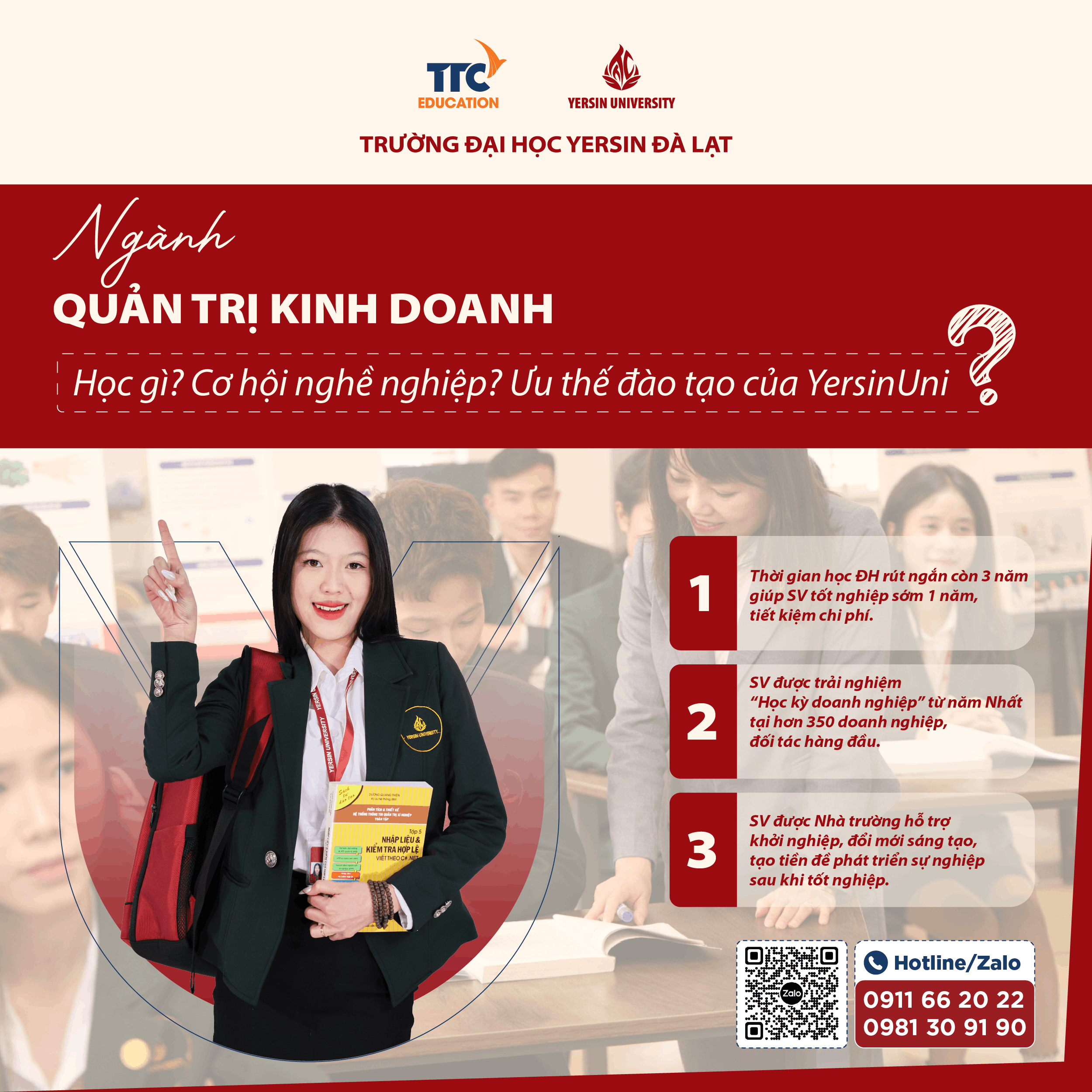 Quản trị kinh doanh học gì? Cơ hội nghề nghiệp? Ưu thế đào tạo của YersinUni?