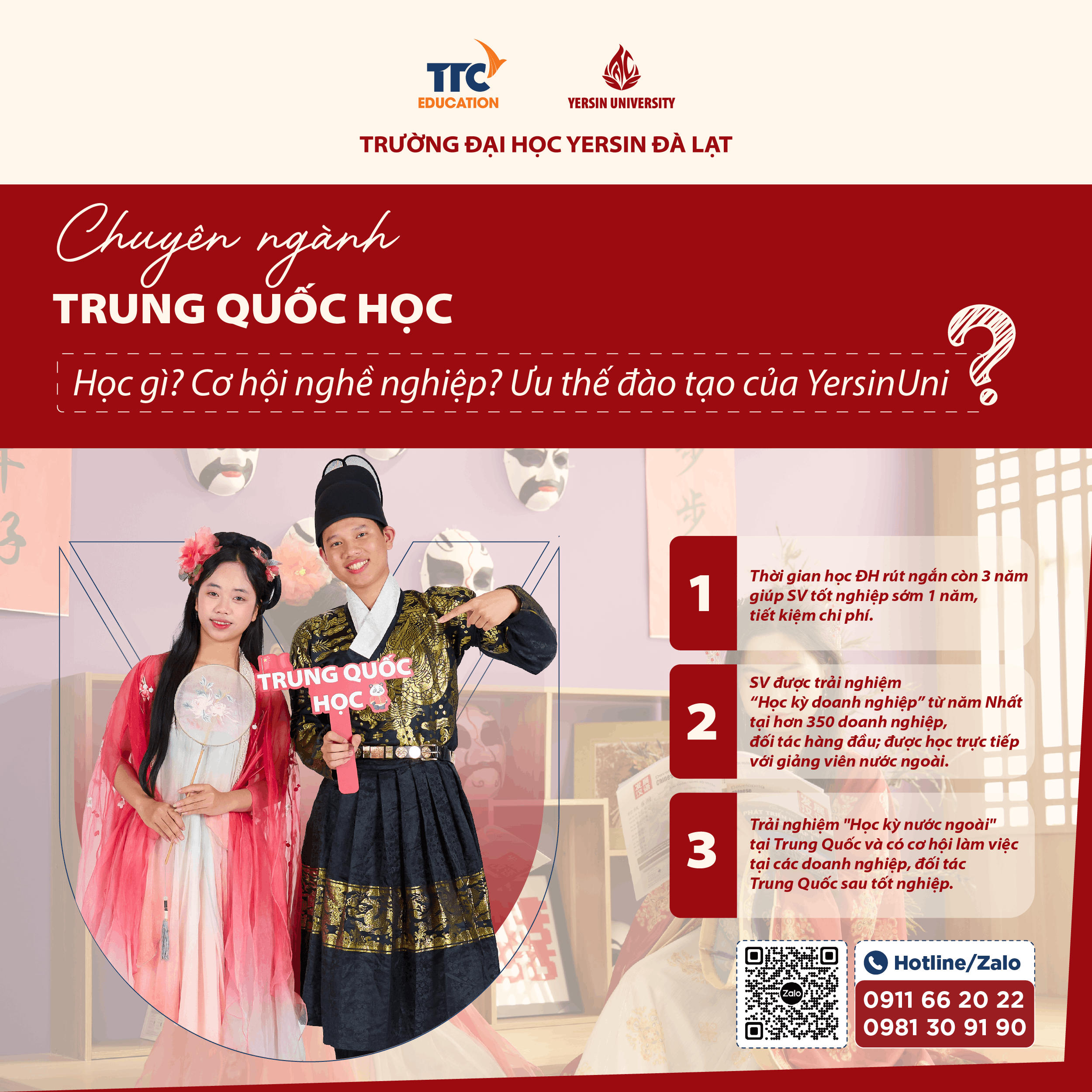 Trung Quốc học học gì? Cơ hội nghề nghiệp? Ưu thế đào tạo của YersinUni?