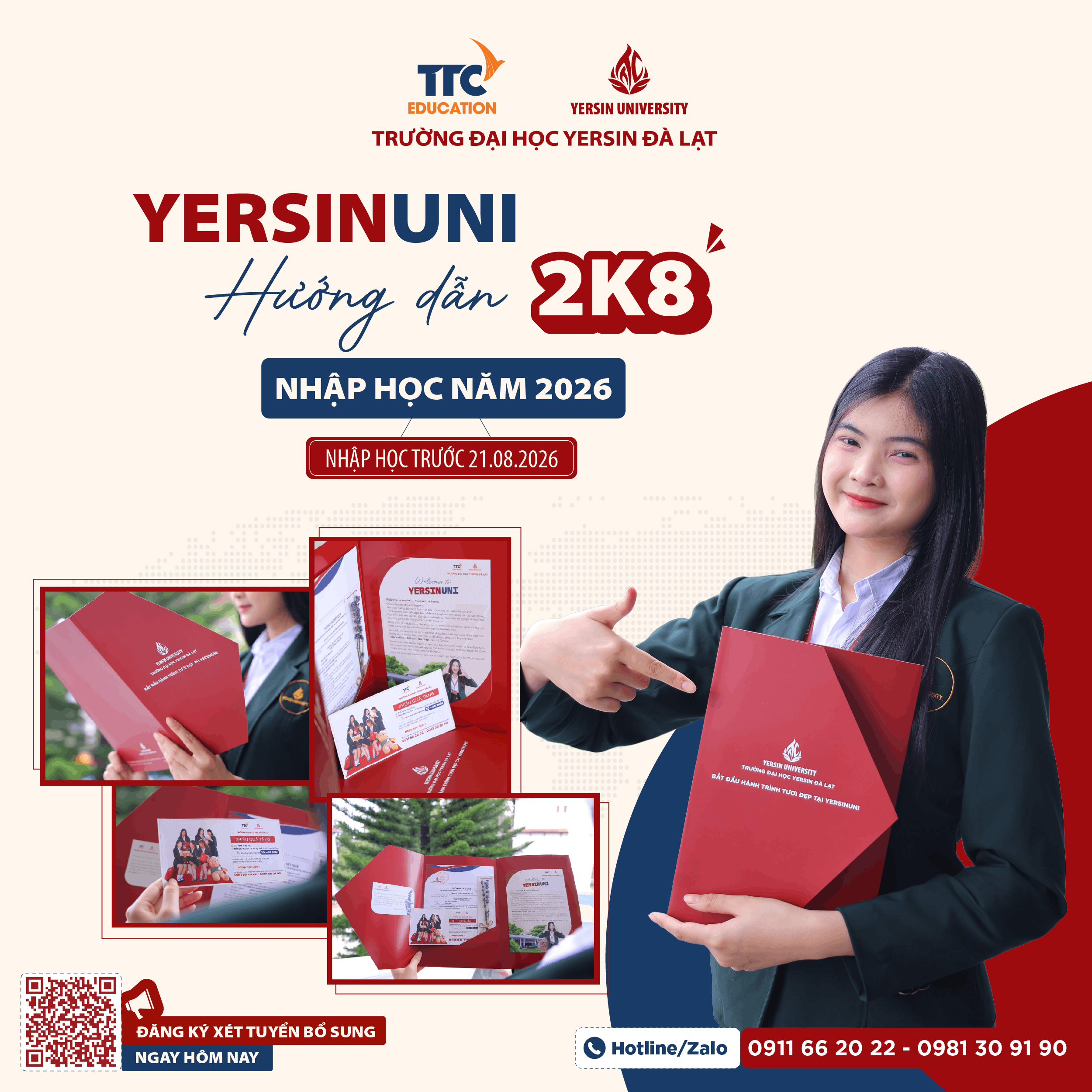 YersinUni hướng dẫn nhập học năm 2026