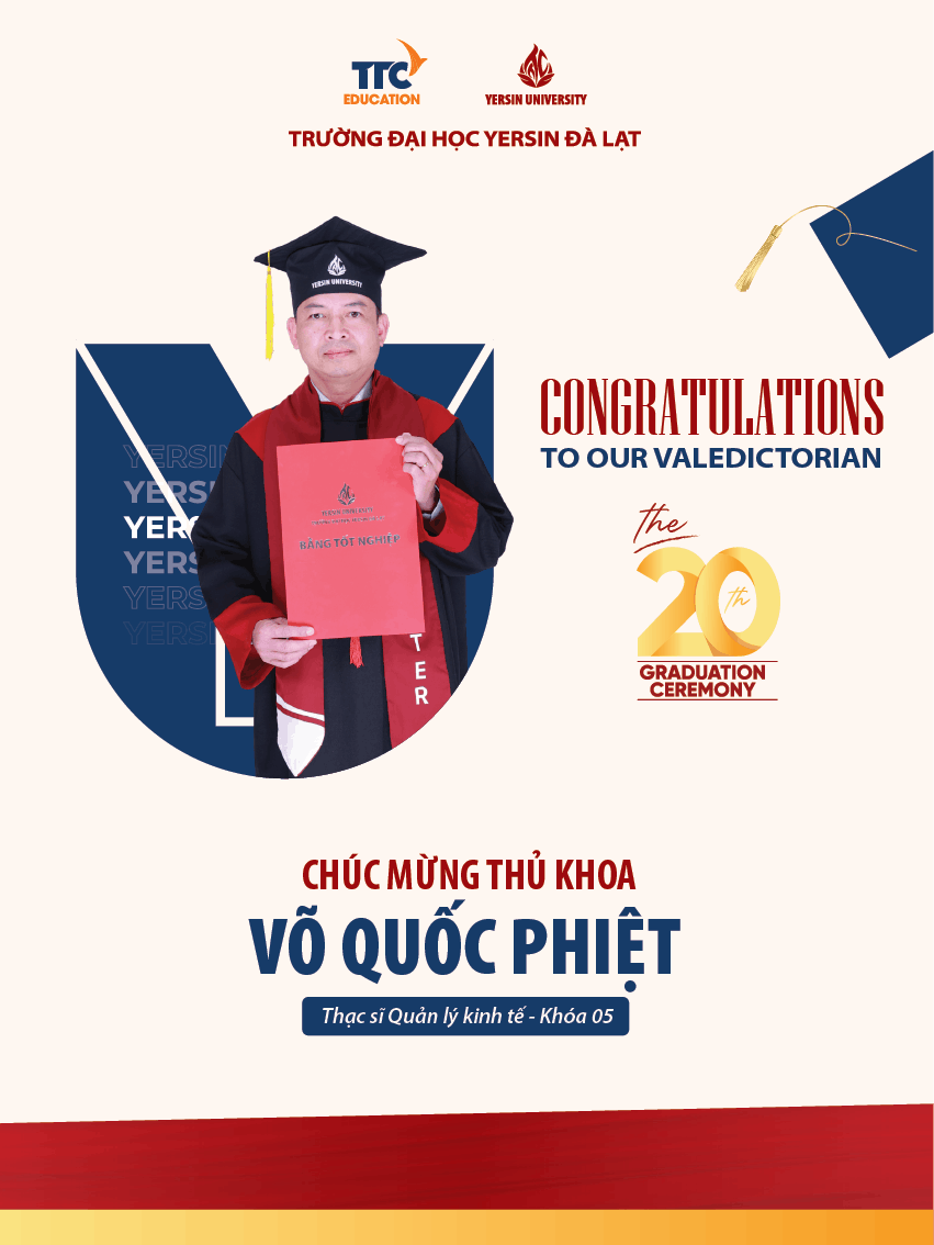 Rạng rỡ vinh danh những Thủ khoa Tốt nghiệp YersinUni năm 2026